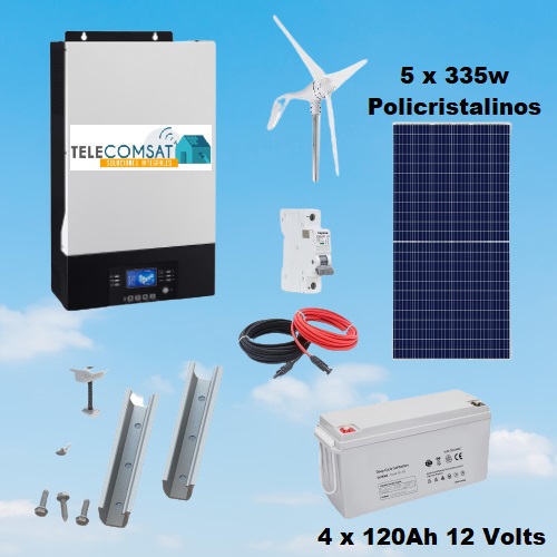 Kit Solar Fotovoltaico 5500w Híbrido Mppt