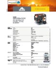 Generador Diesel 3kw monofásico - Partida Manual (Solo despacho) - Imagen 2