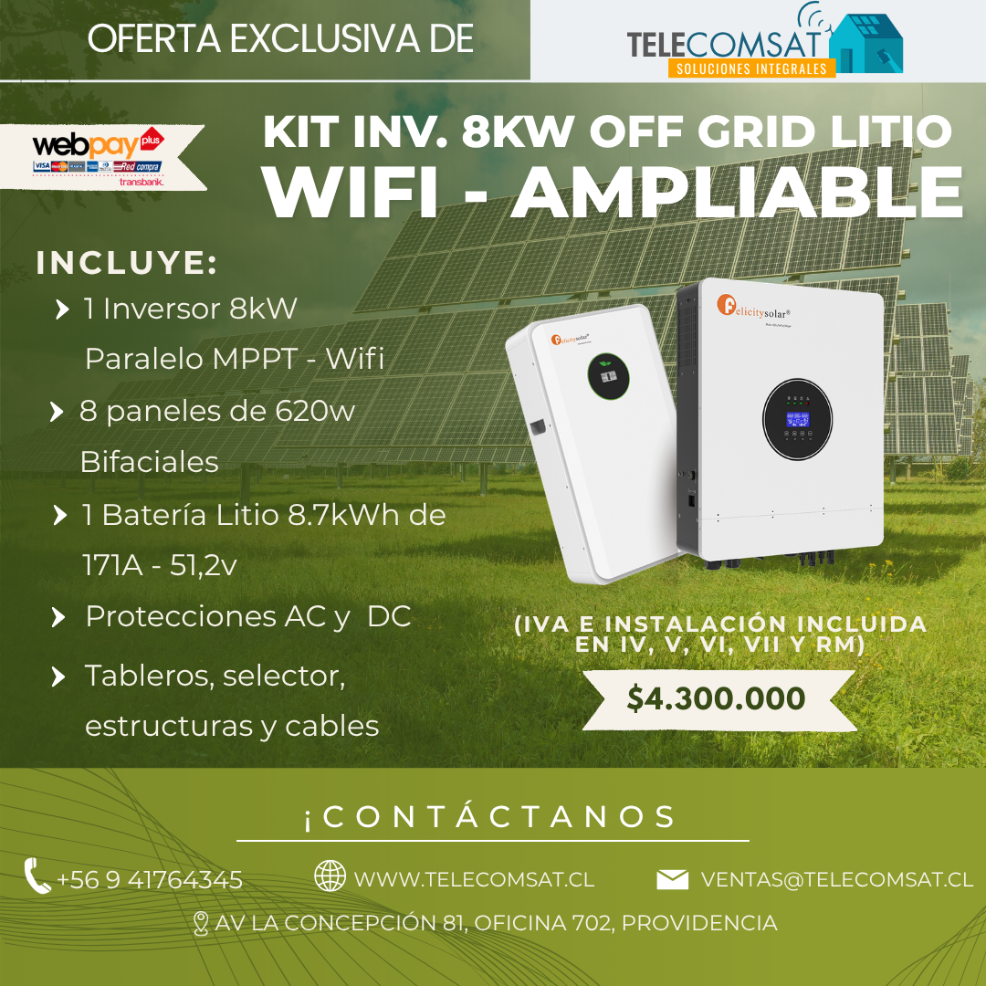 Kit Solar 8kW Promoción