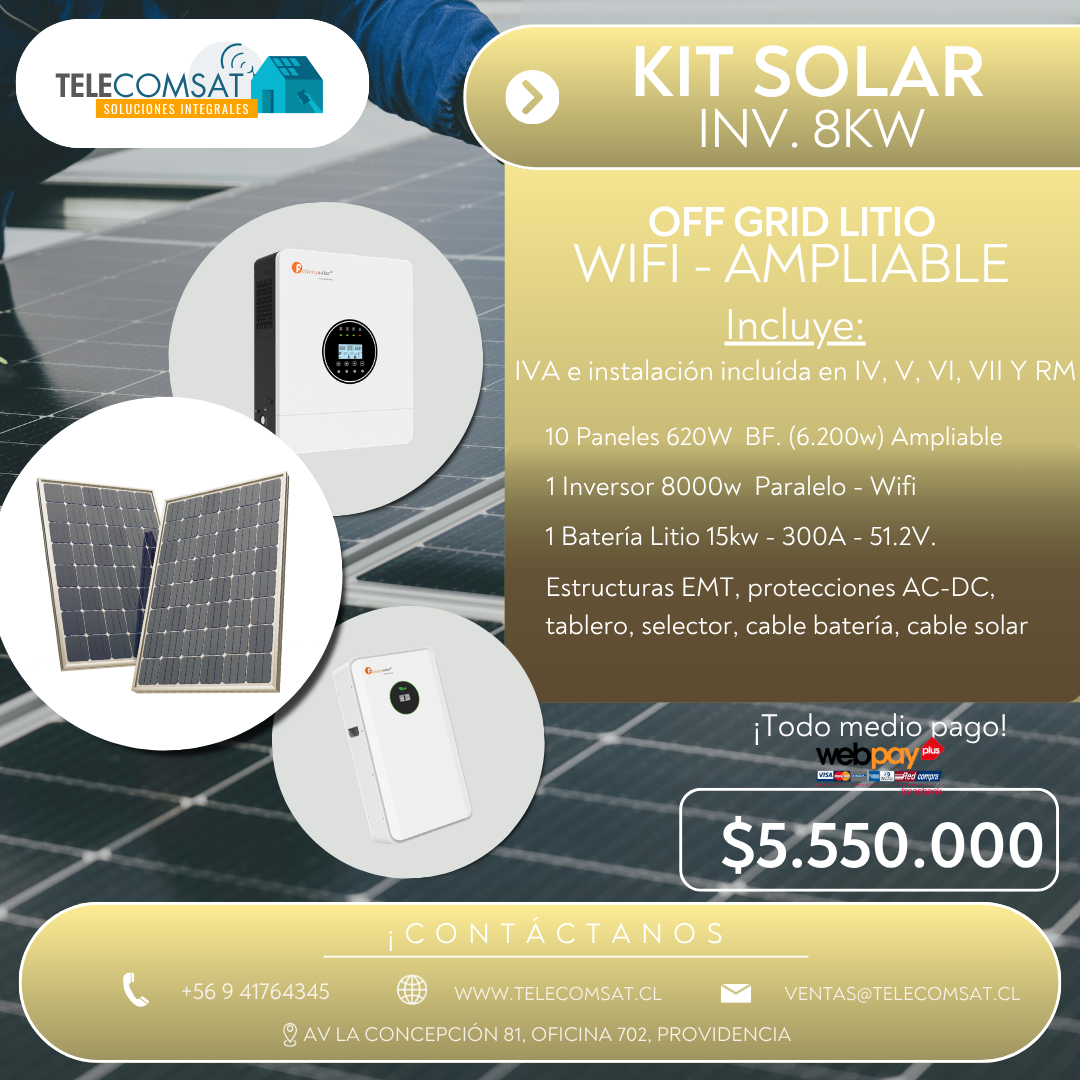 Kit 8kW Plus Promoción