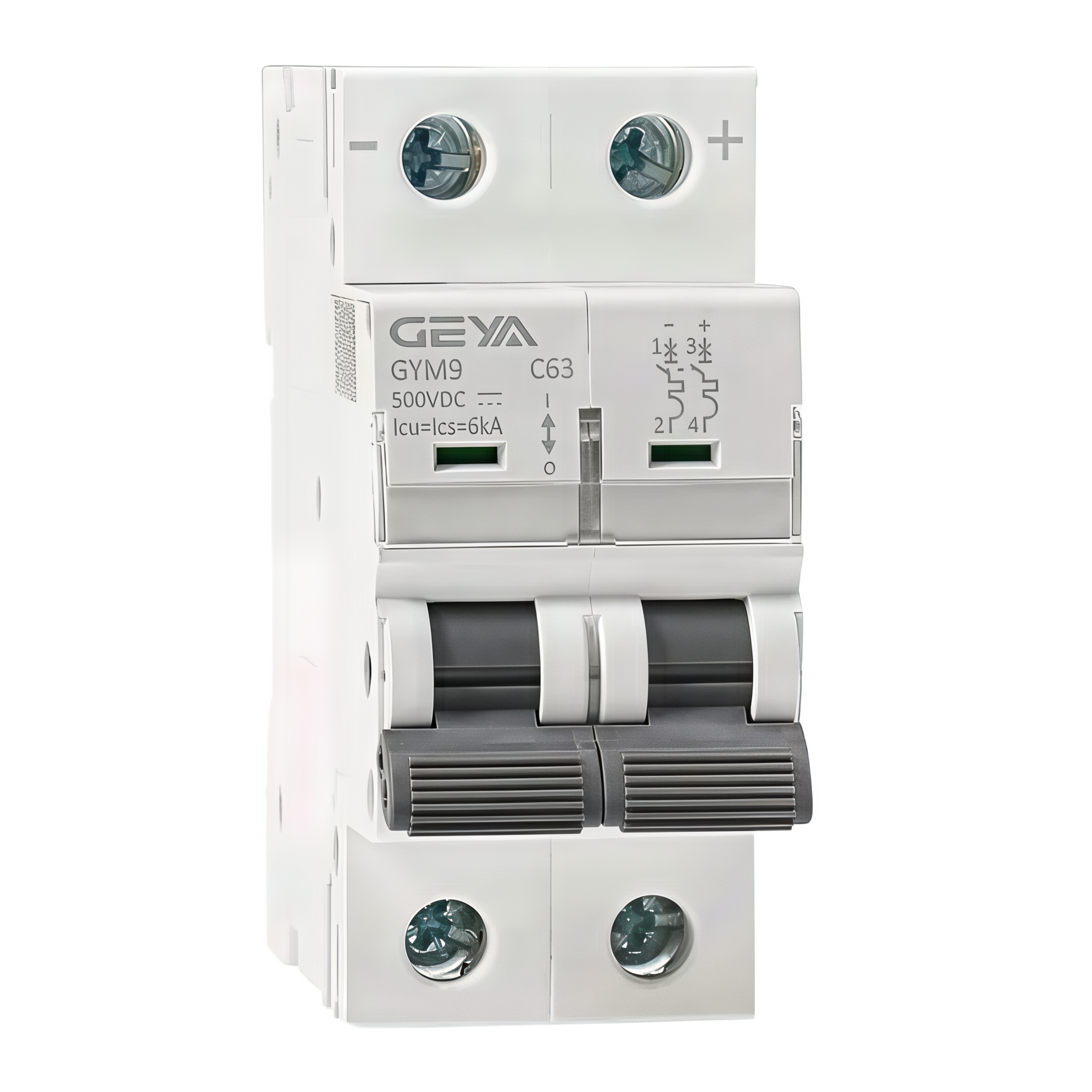 Breaker DC GYM9 2 Polos 20A