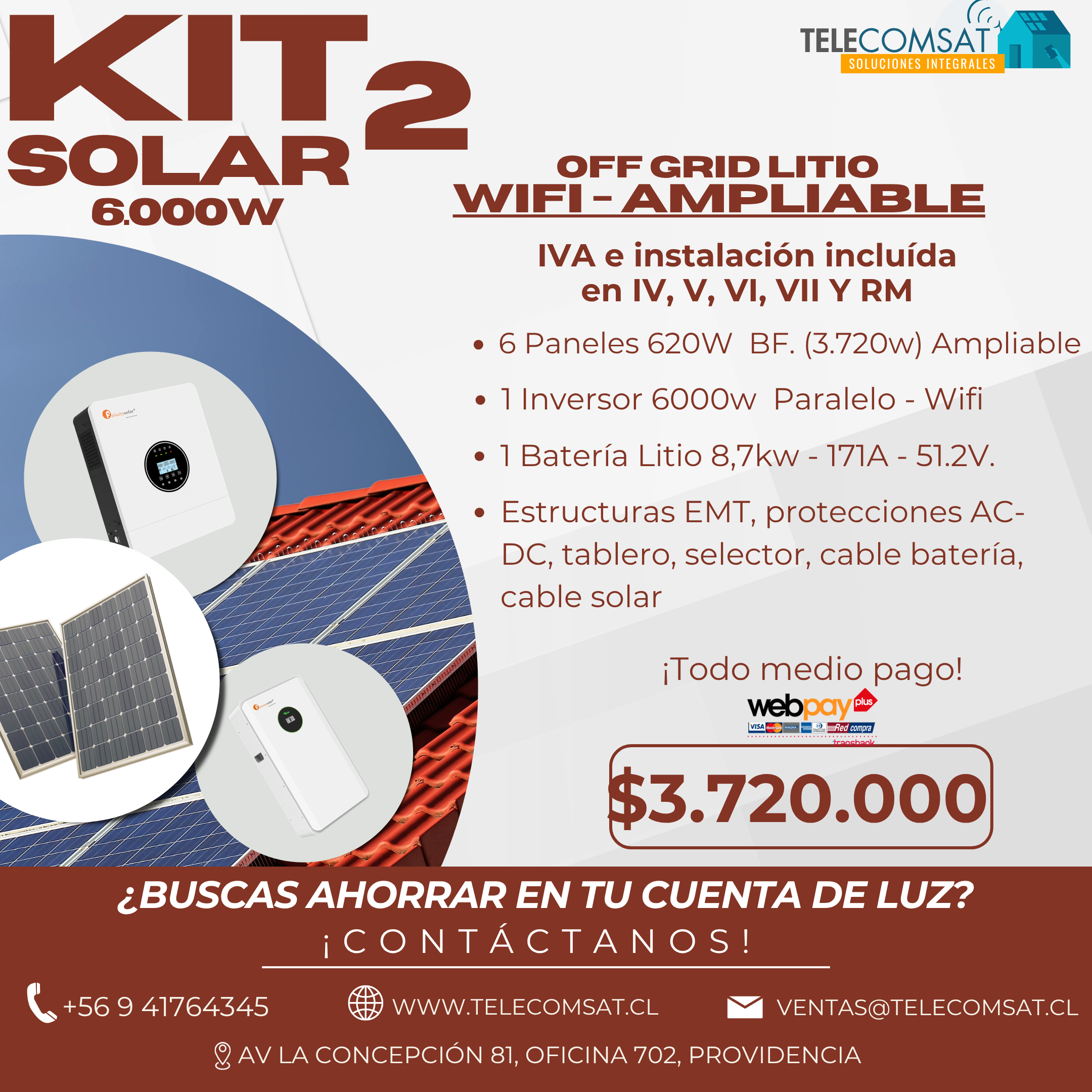 Kit 6kW Plus Promoción