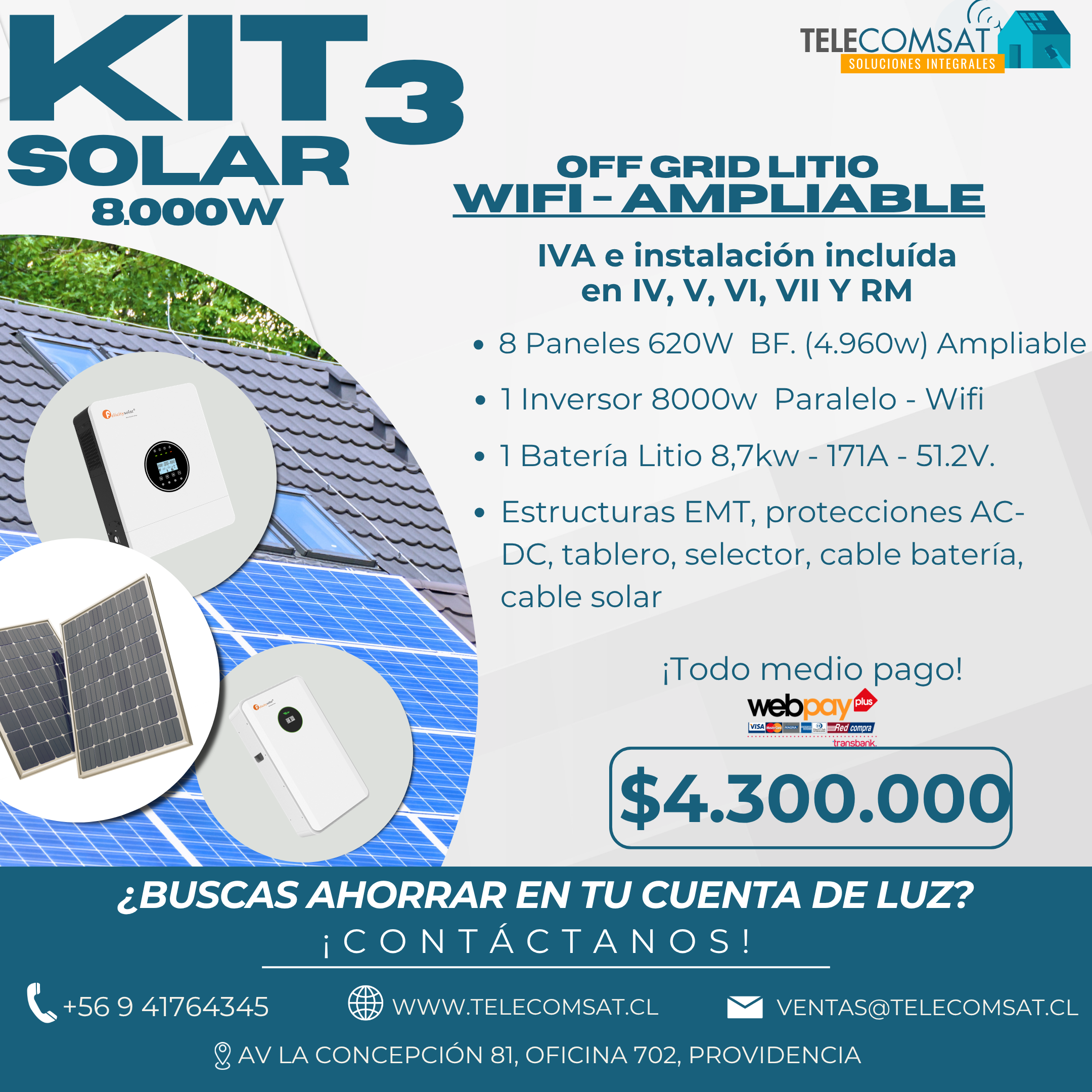 Kit 8kW Promoción