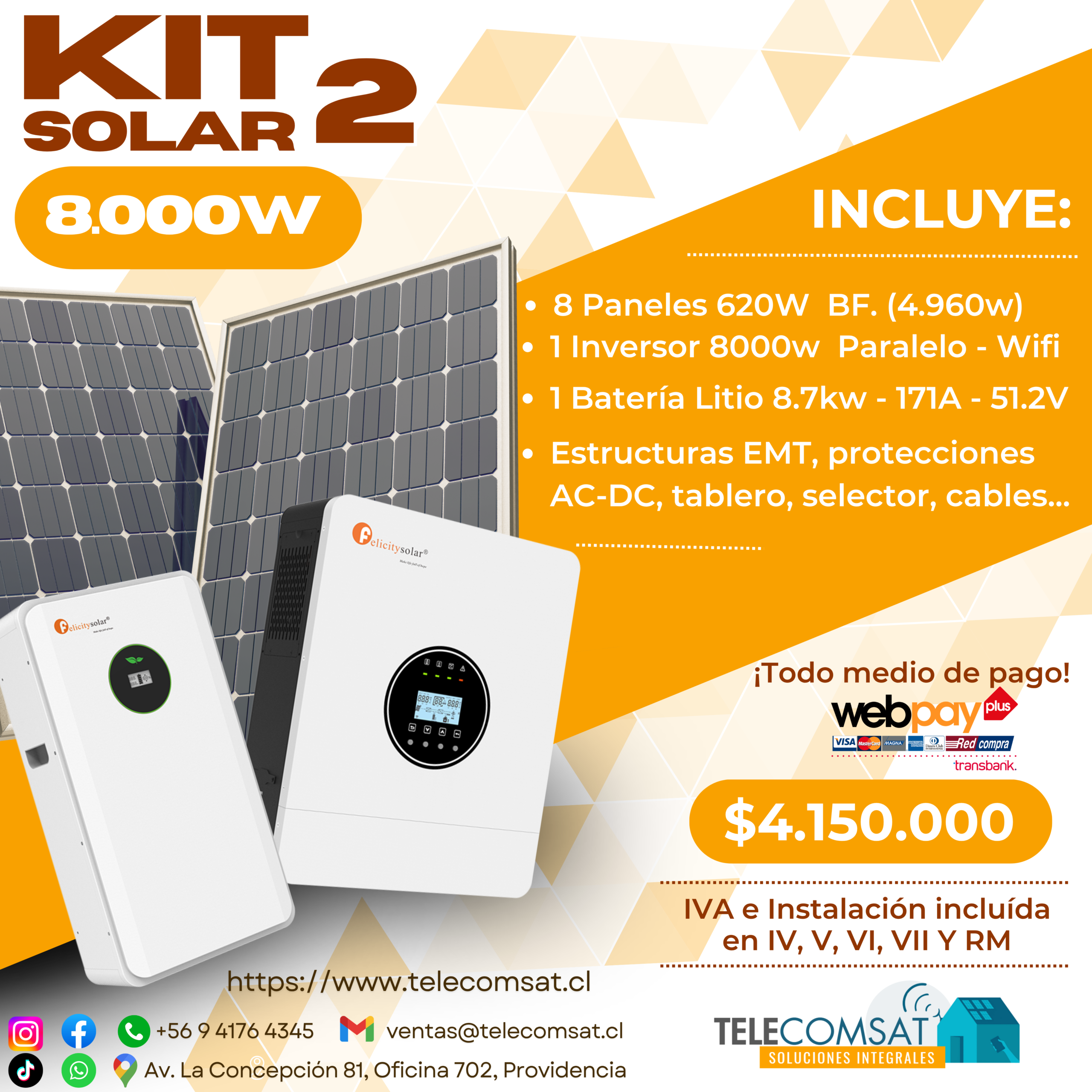 Kit 8kW Promoción